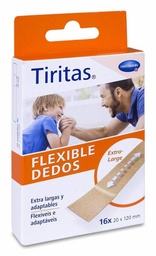 [172123] Tiritas para Dedos Extra Larga, 16 Uds