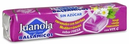 [166168] Juanola Caramelos Bals micos Fresa, 10 Uds