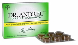 [180251] Bayer Pastillas del Dr. Andreu para la Garganta, 24 Pastillas