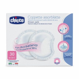 [140798] Chicco Discos Absorbentes Antibacterias, 30 Uds