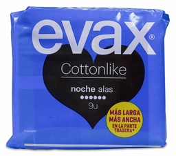 [181110] Evax Cottonlike Noche Alas, 9 Uds