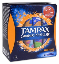 [178802] Tampax Compak Pearl Super Plus, 18 Uds