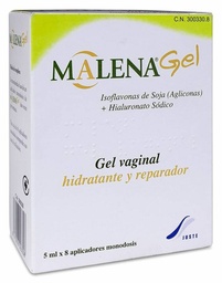 [112086] Malena Gel Vaginal 5 ml, 8 Aplicadores Monodosis