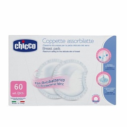 [140806] Chicco Discos Absorbentes Antibacterias, 60 Uds