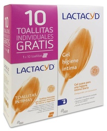 [171730] Pack Lactacyd Íntimo, 400 ml + 10 Toallitas