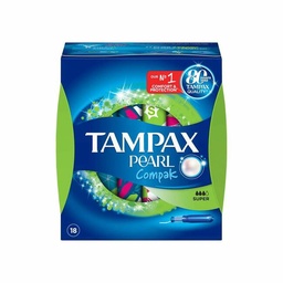 [178803] Tampax Compak Pearl Super, 18 Uds