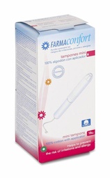 [315256] Farmaconfort Tampón Mini Con Aplicador, 18 Uds