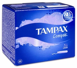 [138008] Tampax Compak Lites, 22 Uds