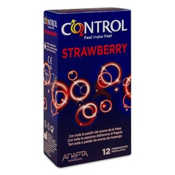 [194579] Control Preservativo Strawberry, 12 Uds