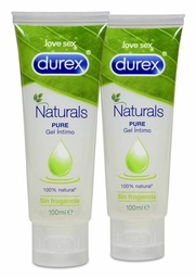 [190220] Duplo Durex Naturals Pure Gel Intimo Lubricante, 2 Uds