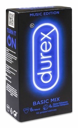 [196073] Durex Basic Mix Music Edition, 10 Uds