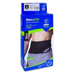 [100390] Emo Neoactiv Banda Abdominal Negra 1 Ud