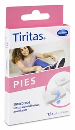 [670909] Tiritas Discos Entrededos 24 x 17,5 mm 12 Uds