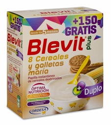 [311169] Blevit Plus Duplo 8 Cereales y Galletas 700 gr 