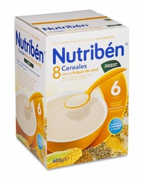 [177634] Nutriben 8 Cereales y Miel Efecto Bifidus 600 gr 