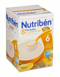 [189506] Nutriben 8 Cereales y Miel Galletas Maria 600 gr 