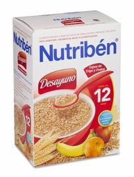 [155140] Nutriben Desayuno Copos De Trigo Con Frutas 750 gr 