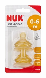 [217042] Tetina Latex Nuk First Choice Agua T-1 S 2 U 