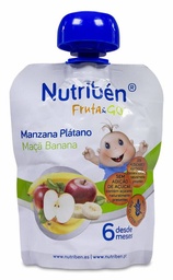 [183233] Nutriben Fruta&GO Manzana y Plátano, 90 g