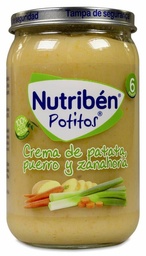 [192076] Nutriben Potitos Crema de Patata, Puerro y Zanahoria, 235 g