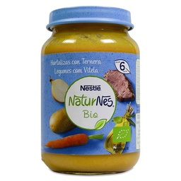 [188547] Nestlé Naturnes BIO Tarrito Hortalizas y Ternera, 190 g