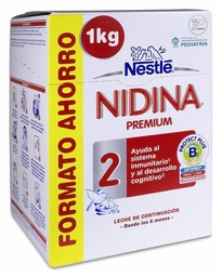 [163982] Nidina Premium 2 Formato Ahorro 1 Kg, 1 kg