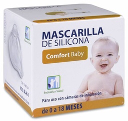 [176612] Pediatrics Mascarilla Silicona Comfort Baby 0-18 Meses, 1 Ud