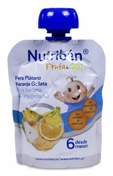 [183234] Nutriben Fruta & GO! Pera, Plátano, Naranja y Galleta, 90 g