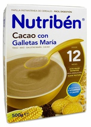 [176703] Nutriben Cacao con Galleta Maria, 500 g