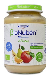 [193583] BioNubén Ecopuré 4 Frutas Ecológicas, 200 g