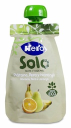 [186567] Hero Baby Bolsita Solo Plátano, Pera y Naranja, 100 g