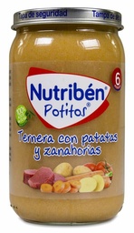 [192071] Nutriben Potitos Ternera con Patatas y Zanahorias, 235 g