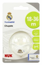 [181753] Nuk Chupete de Silicona Real Madrid 18-36 M, 1 Ud